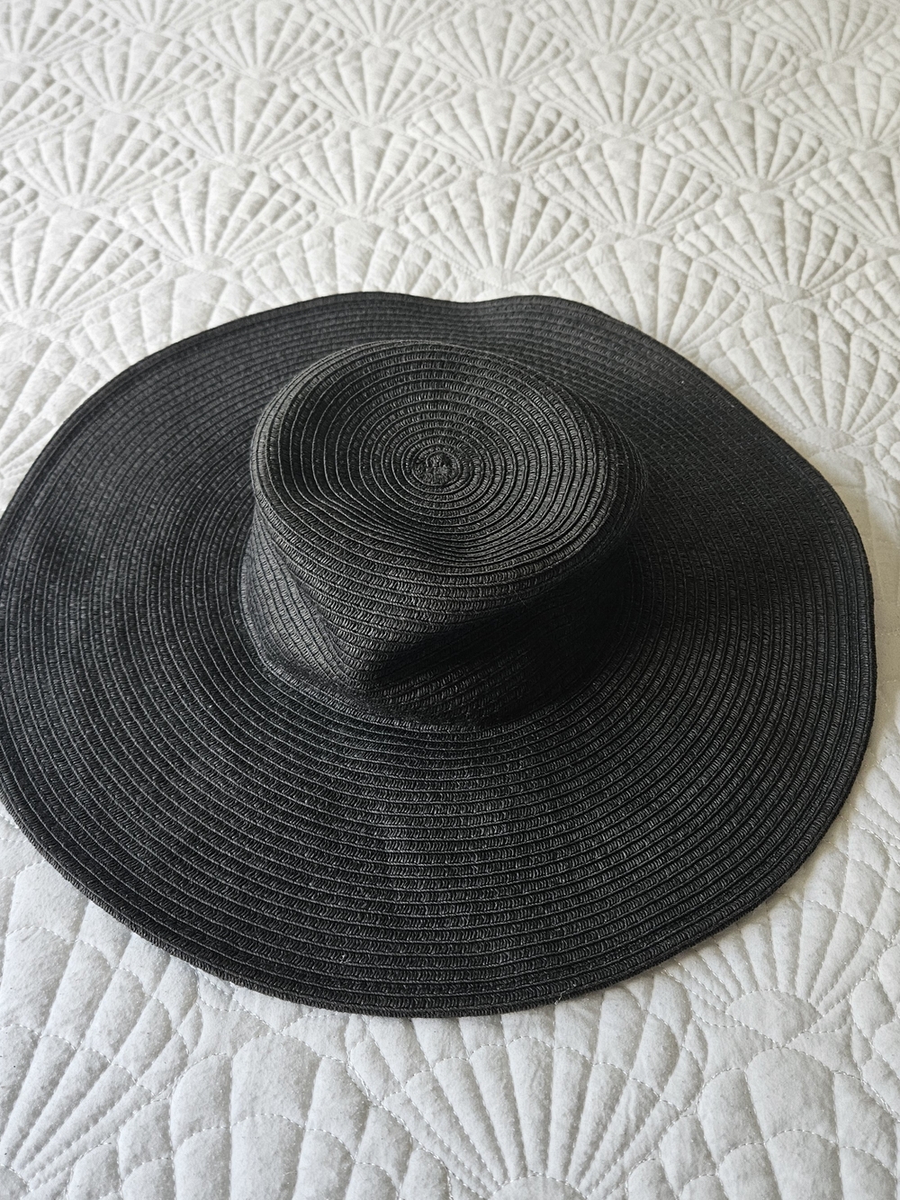 J.Crew Wide Brim Sun Hat - Black